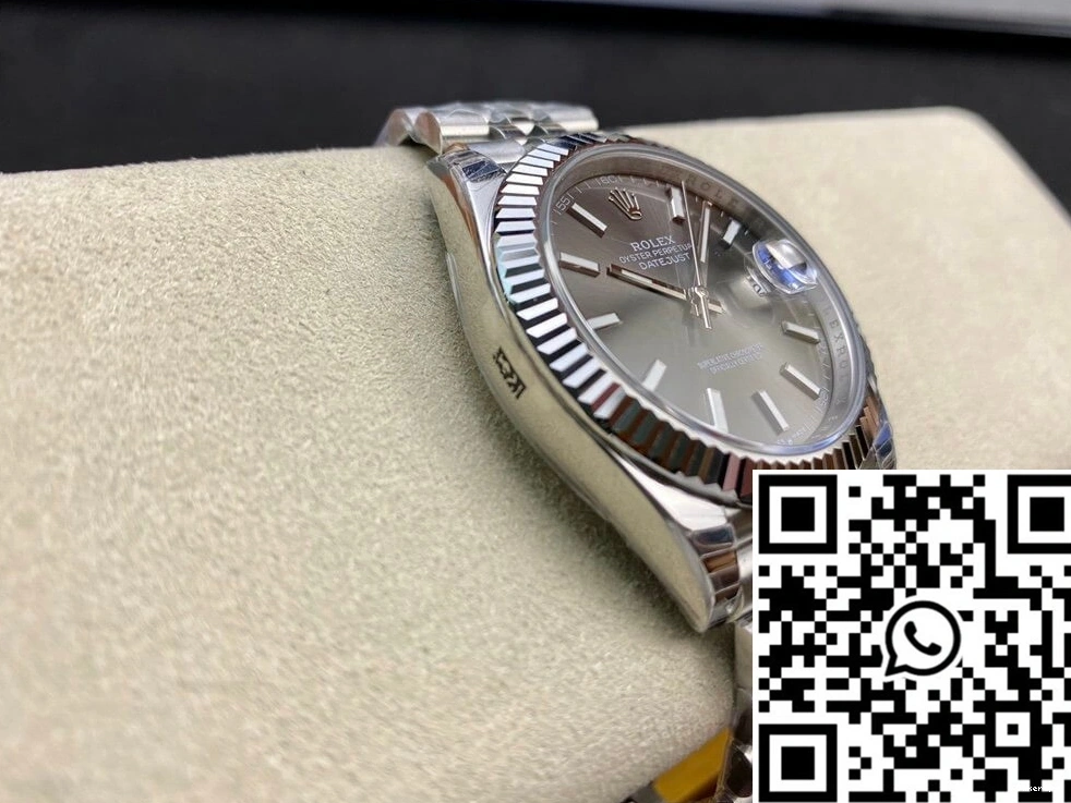 Dial Rolex M126334-0014 Datejust Factory EW Grey 0412